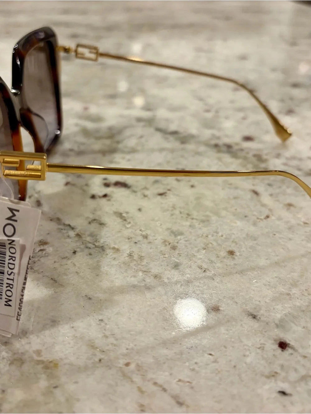 Fendi Baguette 55mm Butterfly Sunglasses - retail $440